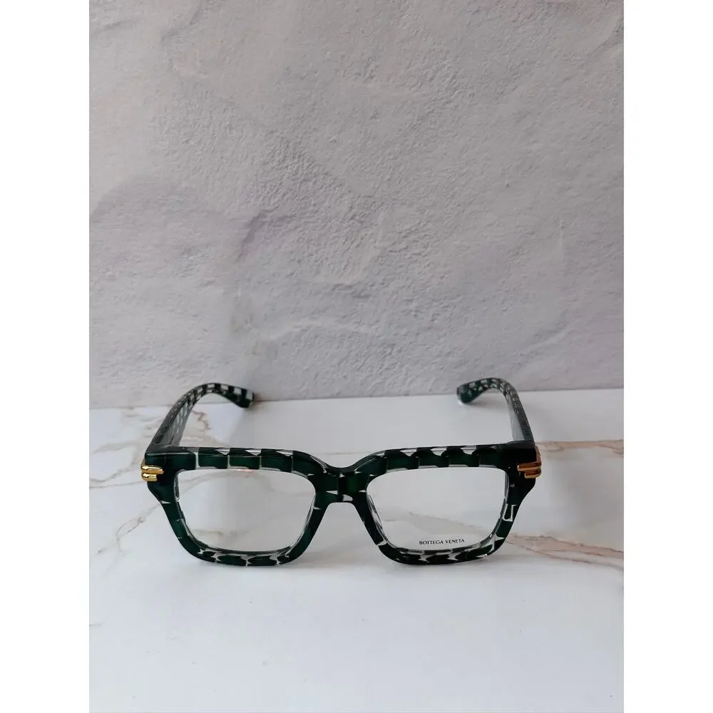 NEW Bottega Veneta BV1324O Braided Green Eyeglasses Frames